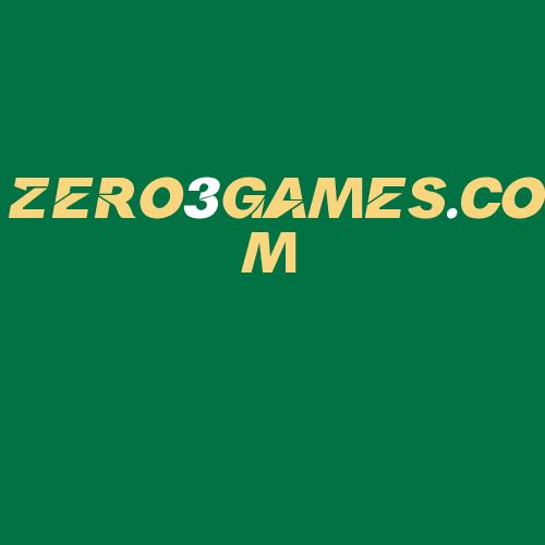 Logo da ZERO3GAMES